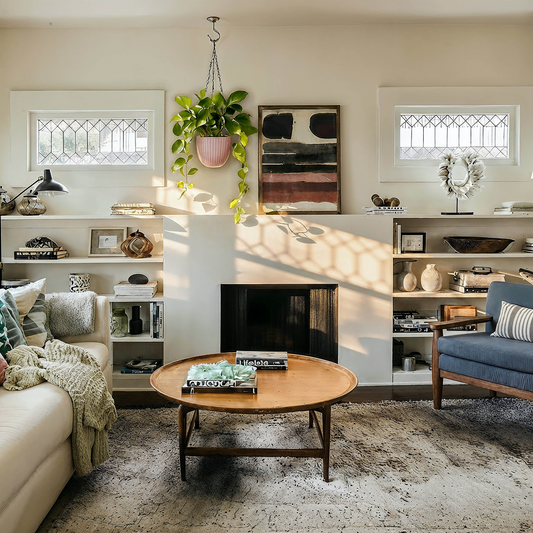 עציץ קרמיקה ורוד עדין נתלה, משולב שרשרת ברזל שחורה - הדמיה