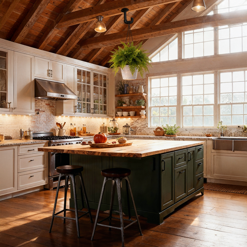 עציץ קרמיקה פסים אפור לבן נתלה, משולב שרשרת ברזל שחורה - הדמיה