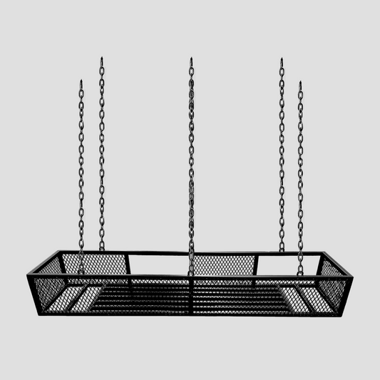 מתקן ברזל תקרתי לעציצים וחפצי נוי