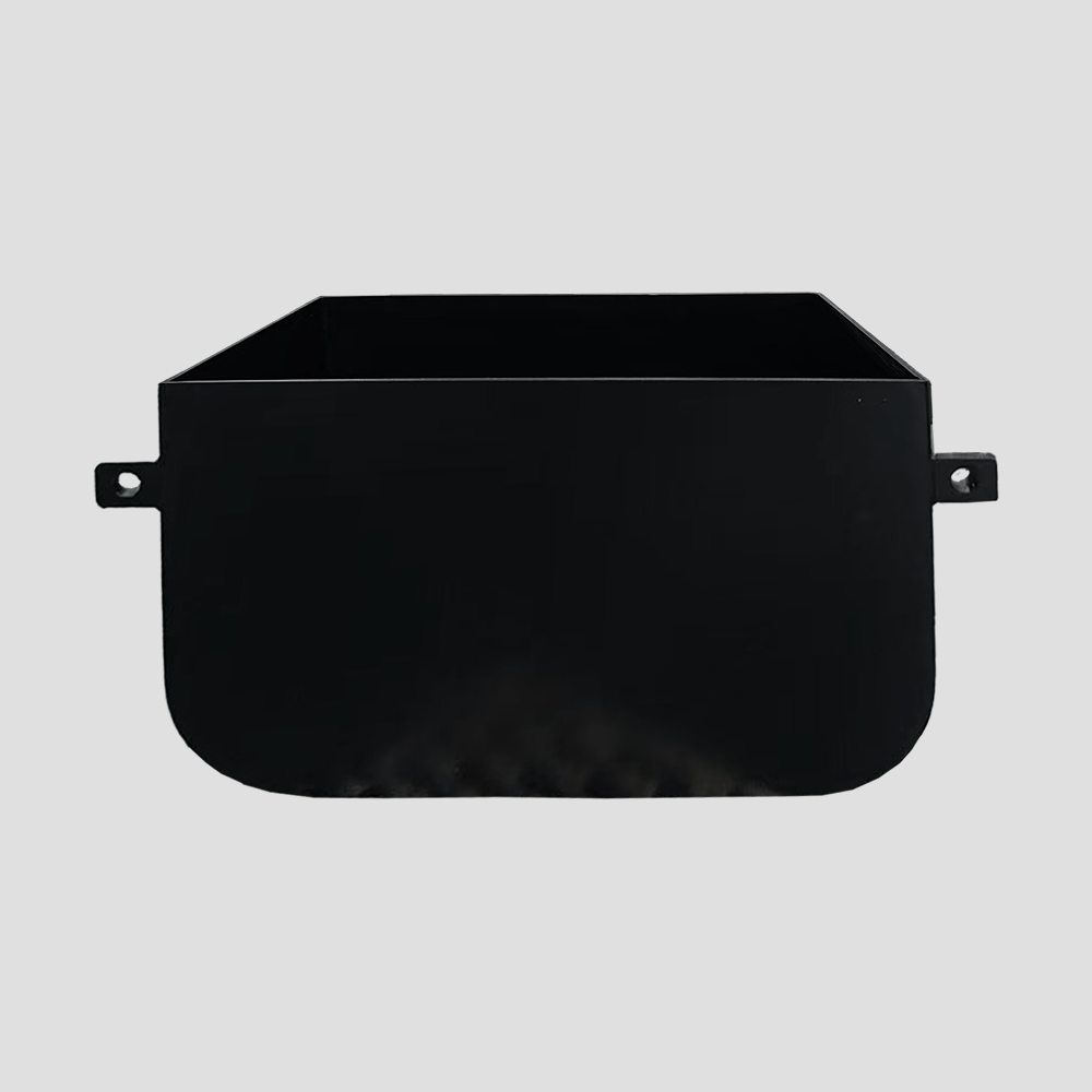 אדנית ברזל שחורה צמודת קיר