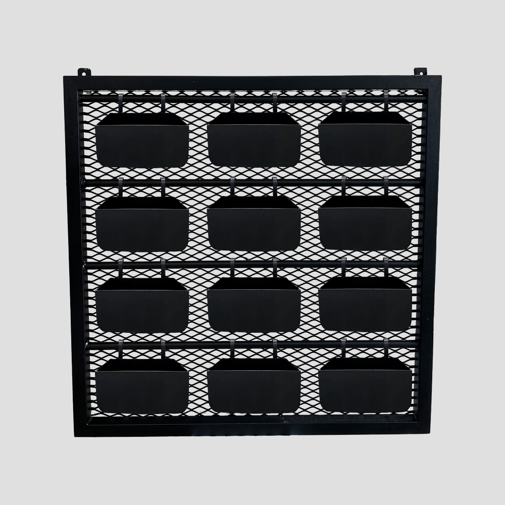 רהיט תמונה מסגרת ברזל משולבת 12 אדניות 